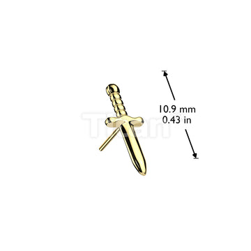 Implant Grade Titanium Threadless Push In Dagger Top - Image 5