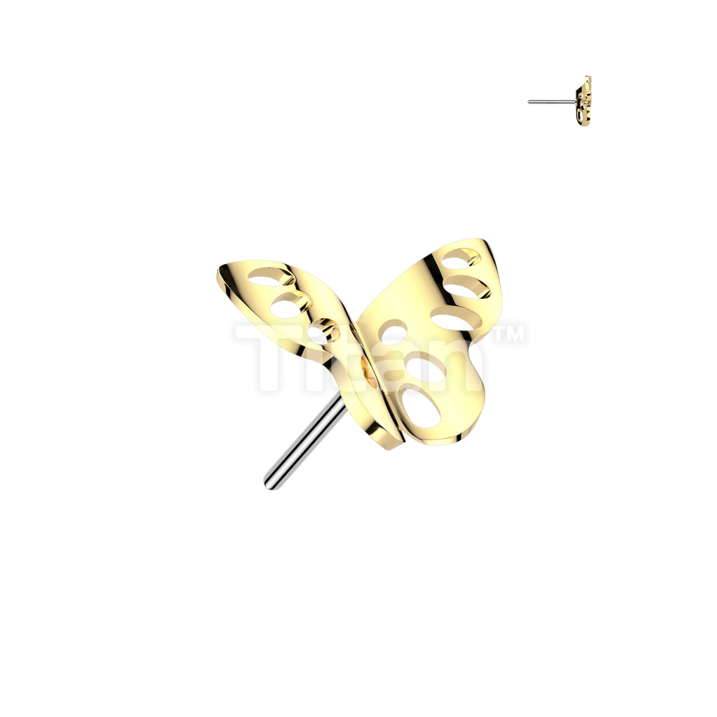 Implant Grade Titanium Threadless Push In Butterfly Top - Image 2
