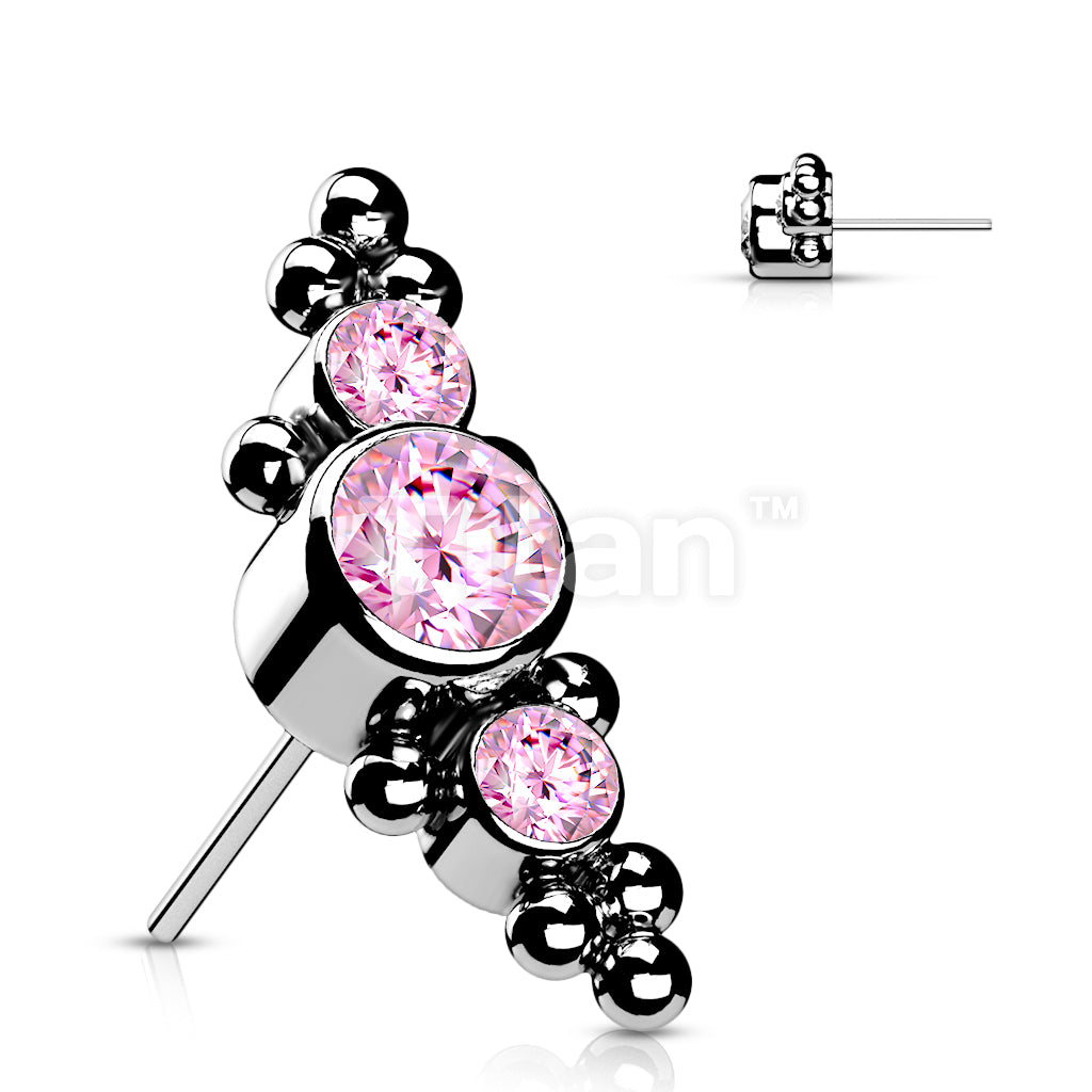 ASTM F136 Titanium Implant Grade Titanium Threadless Push In Top With 3... - Image 5