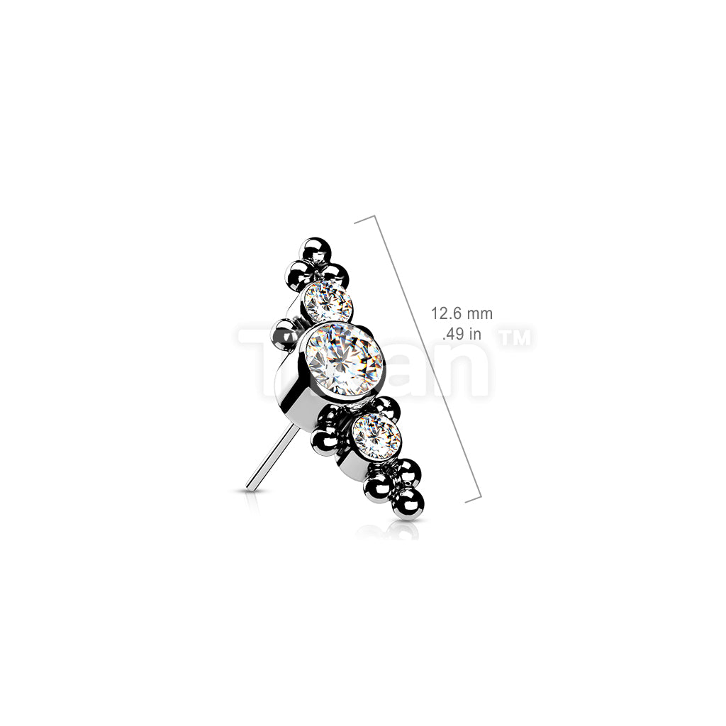 ASTM F136 Titanium Implant Grade Titanium Threadless Push In Top With 3... - Image 7