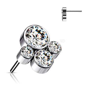 ASTM F136 Titanium Implant Grade Titanium Threadless Push In Top With... - Image 4