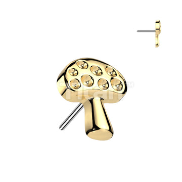 Implant Grade Titanium Threadless Push In Mushroom Top - Image 2
