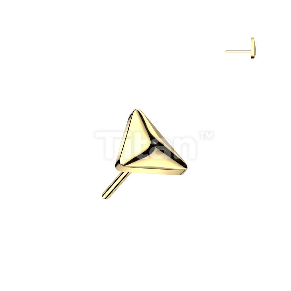 Implant Grade Titanium Threadless Push In Rounded Triangle Top - Image 2