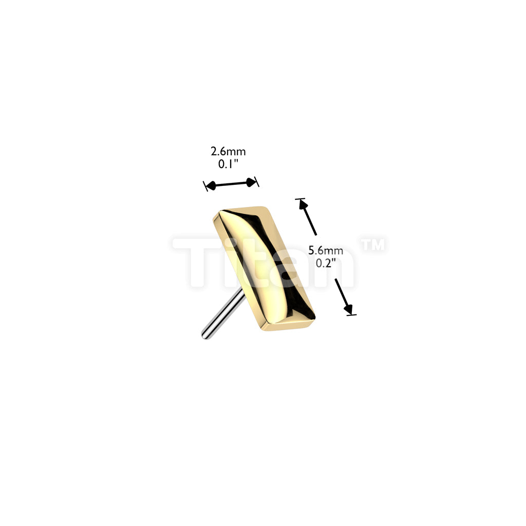 Implant Grade Titanium Threadless Push In Rounded Rectangle Top - Image 4
