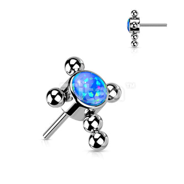 ASTM F136 Titanium Implant Grade Titanium Threadless Push In Beaded... - Image 5