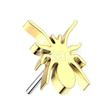 Implant Grade Titanium Threadless Push In Flat Spider Top - Image 2
