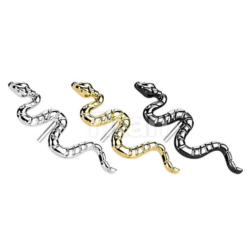 ASTM F136 Titanium Implant Grade Titanium Threadless Push In Snake Top - Image 6