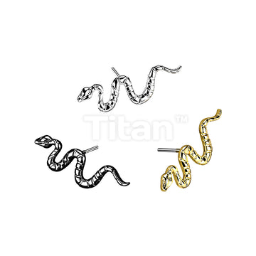 ASTM F136 Titanium Implant Grade Titanium Threadless Push In Snake Top - Image 2
