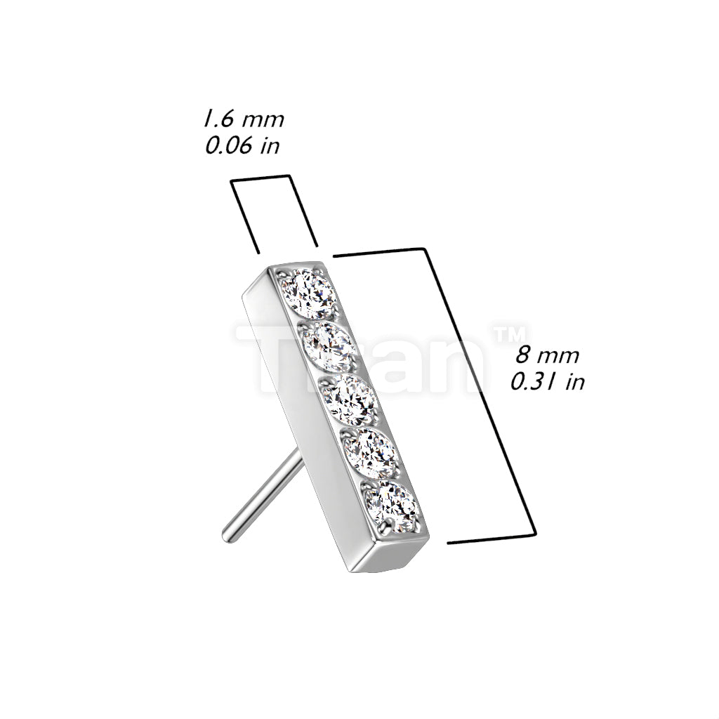 ASTM F136 Titanium Implant Grade Titanium Threadless Push In 5 CNC Set... - Image 6