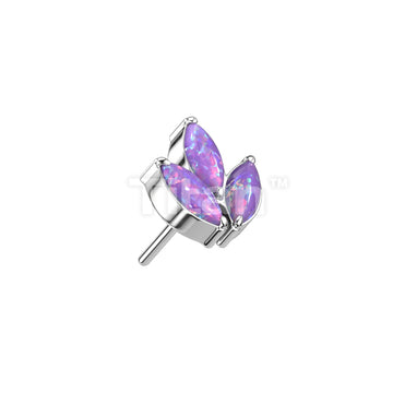 ASTM F136 Titanium Implant Grade Titanium Threadless Push In 3 Marquise... - Image 10