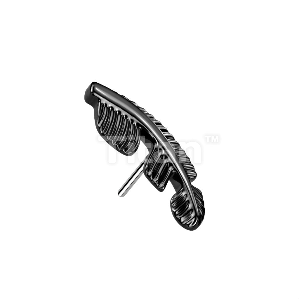 ASTM F136 Titanium Implant Grade Titanium Threadless Push In Leaf Top - Image 3
