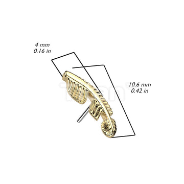 Implant Grade Titanium Threadless Push In Leaf Top - Image 6