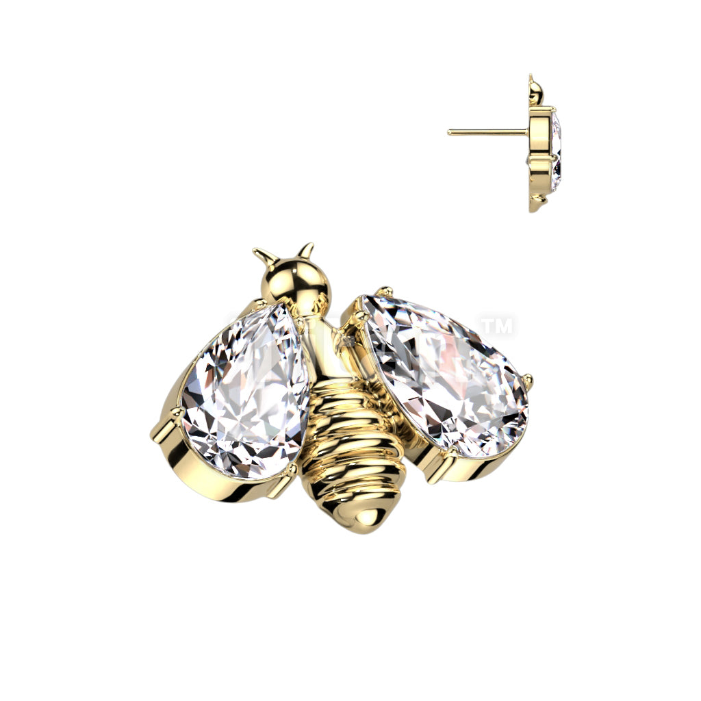 ASTM F136 Titanium Implant Grade Titanium Threadless Push In Bee With... - Image 4