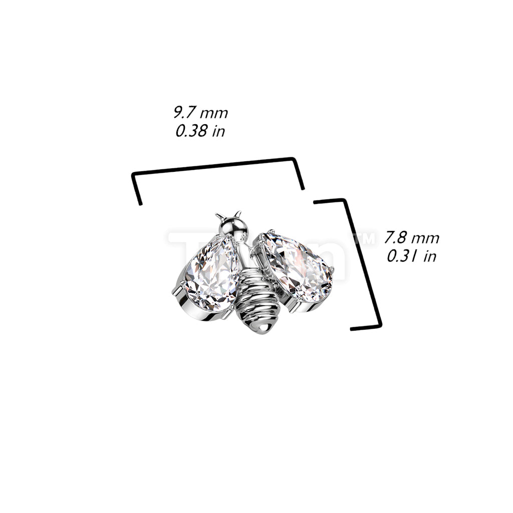 ASTM F136 Titanium Implant Grade Titanium Threadless Push In Bee With... - Image 5