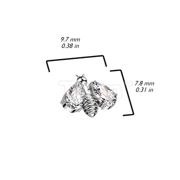 ASTM F136 Titanium Implant Grade Titanium Threadless Push In Bee With... - Image 5