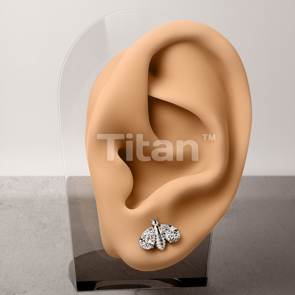 ASTM F136 Titanium Implant Grade Titanium Threadless Push In Bee With... - Image 6