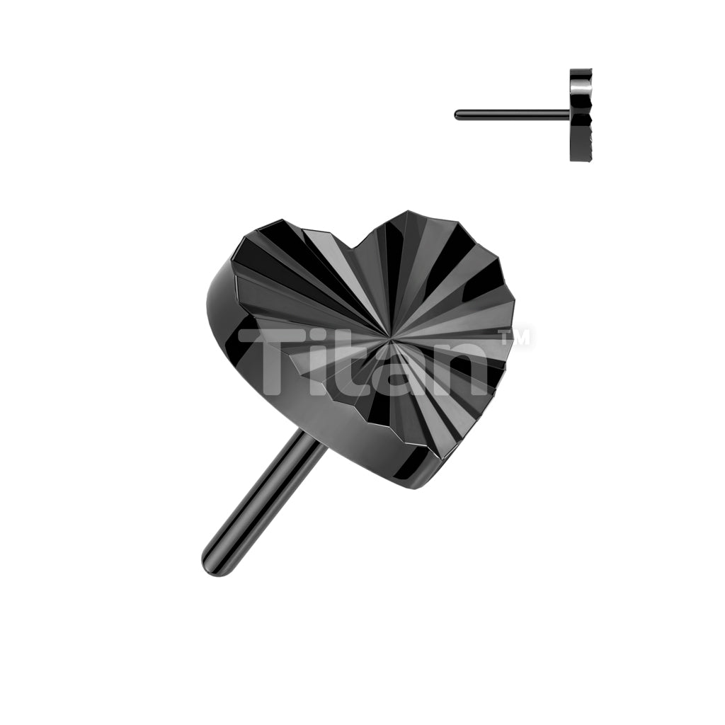 ASTM F136 Titanium Implant Grade Titanium Threadless Push In Heart... - Image 3