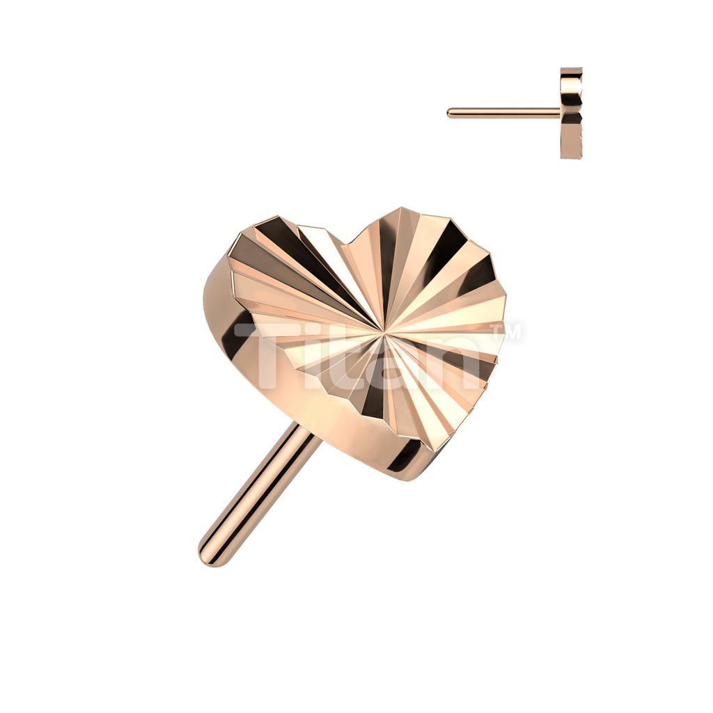 ASTM F136 Titanium Implant Grade Titanium Threadless Push In Heart... - Image 4