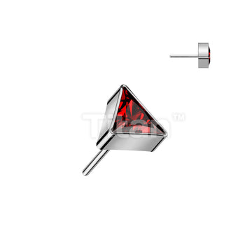 Implant Grade Titanium Threadless Push In Top With Triangle CZ - Image 9