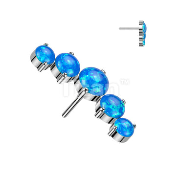 Implant Grade Titanium Threadless Push In 5 Round Opal Curved Top - Image 3