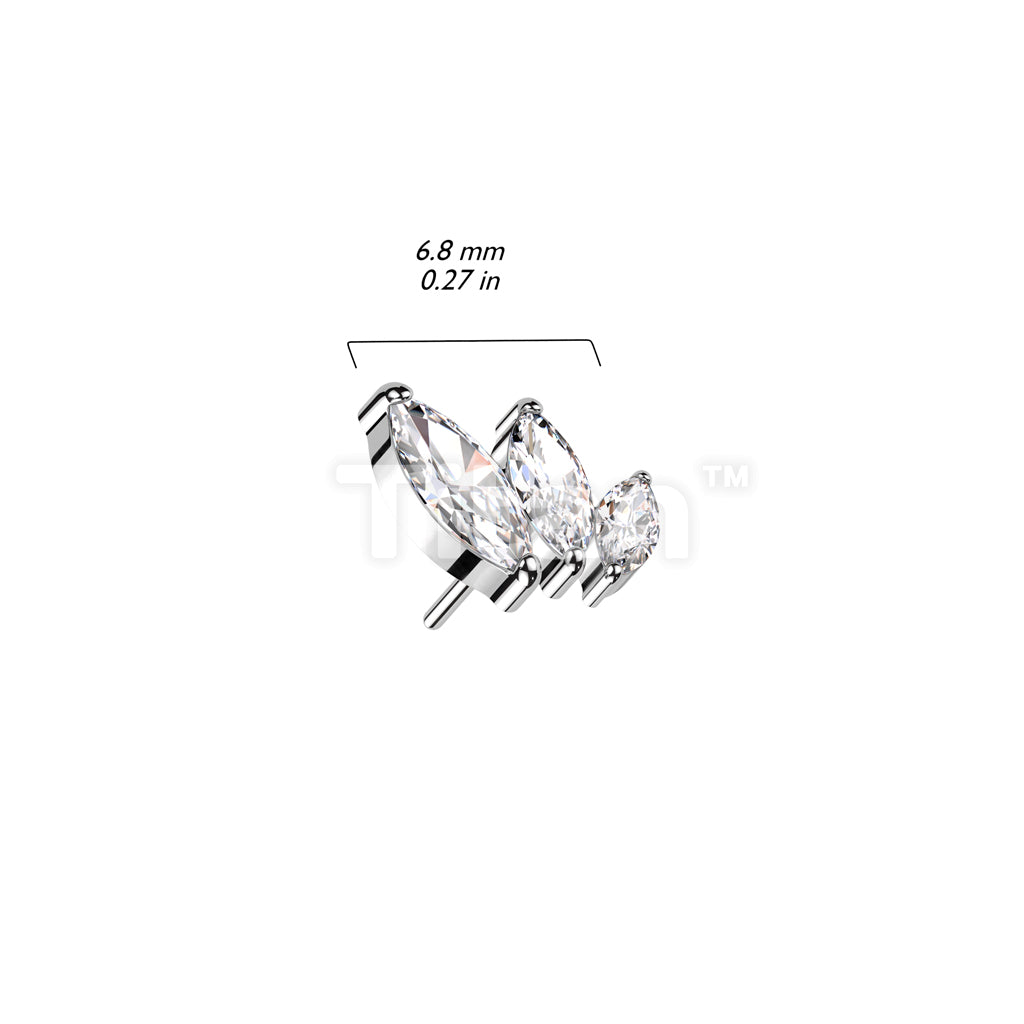 ASTM F136 Titanium Implant Grade Titanium Threadless Push In Triple... - Image 7