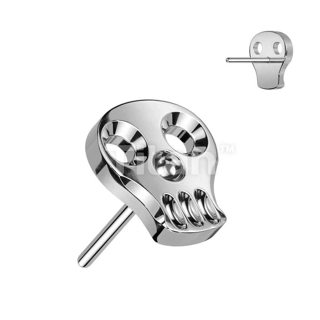 Implant Grade Titanium Threadless Push In Hollow Skull Top - Image 4