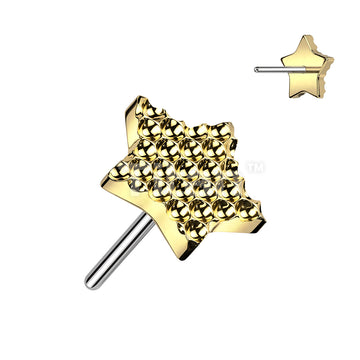 Implant Grade Titanium Threadless Push In Diamond Shape Cut Star Top - Image 2