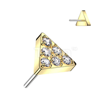 ASTM F136 Titanium Implant Grade Titanium Threadless Push In Triangle... - Image 3