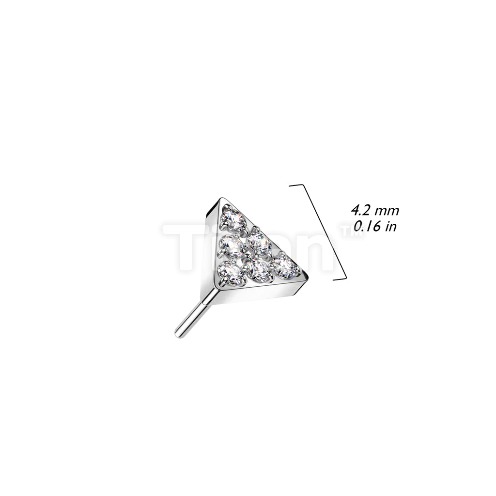 ASTM F136 Titanium Implant Grade Titanium Threadless Push In Triangle... - Image 4