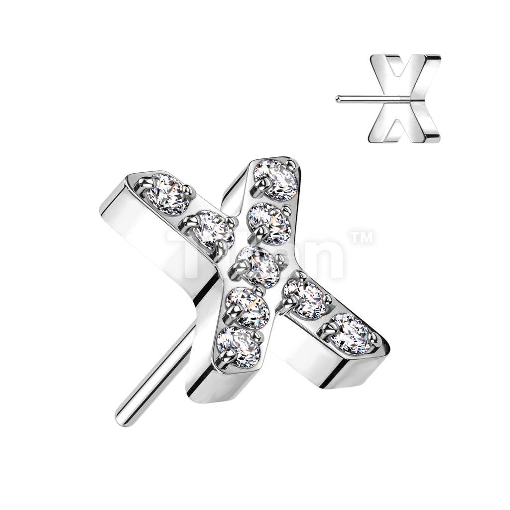 ASTM F136 Titanium Implant Grade Titanium Threadless Push In X Top With... - Image 2