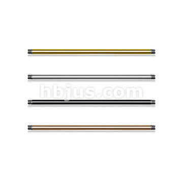 10pc Pack External Thread 316L Surgical Steel Barbell Pins - Image 7
