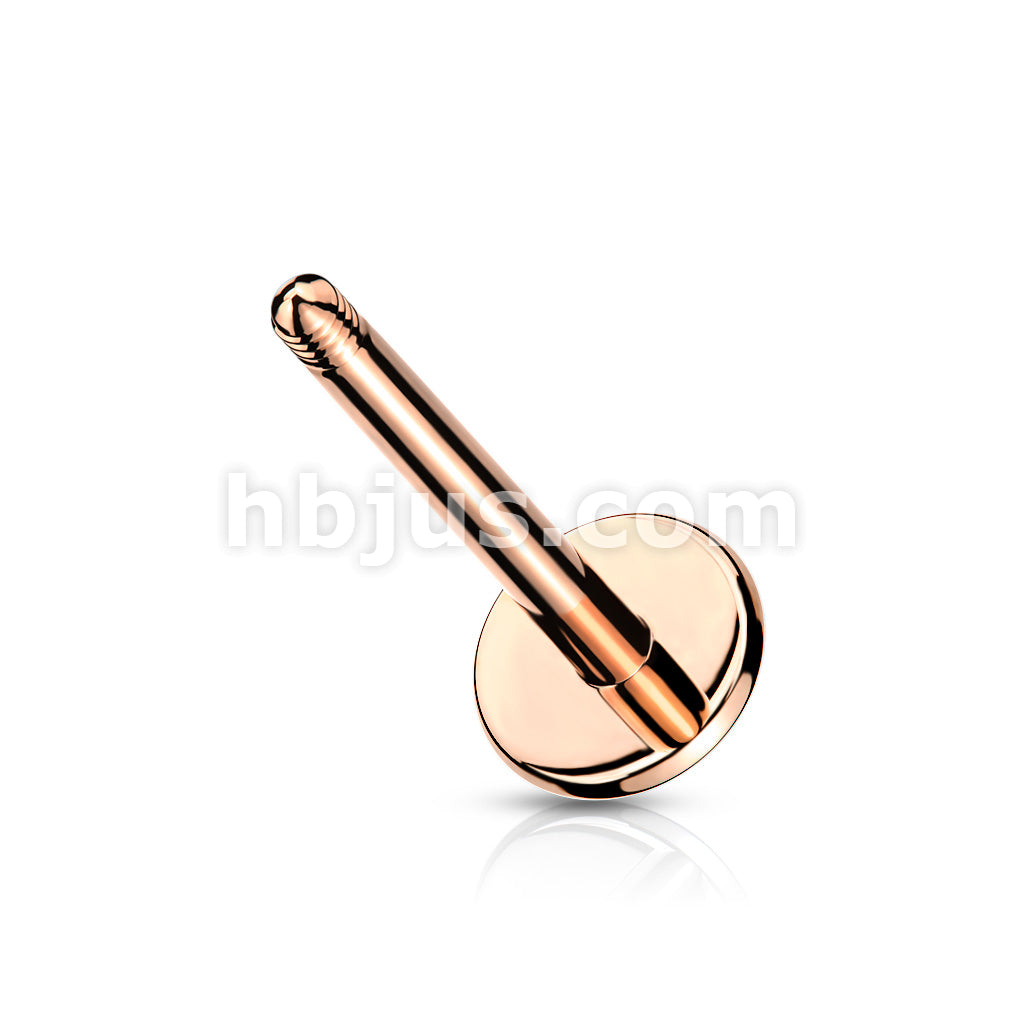 10pc Pack External Thread 316L Surgical Steel Labret, Flat back Stud Pins - Image 5