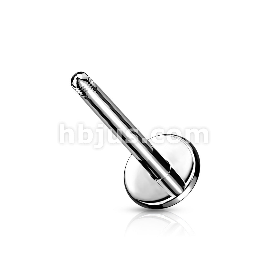 10pc Pack External Thread 316L Surgical Steel Labret, Flat back Stud Pins - Image 6