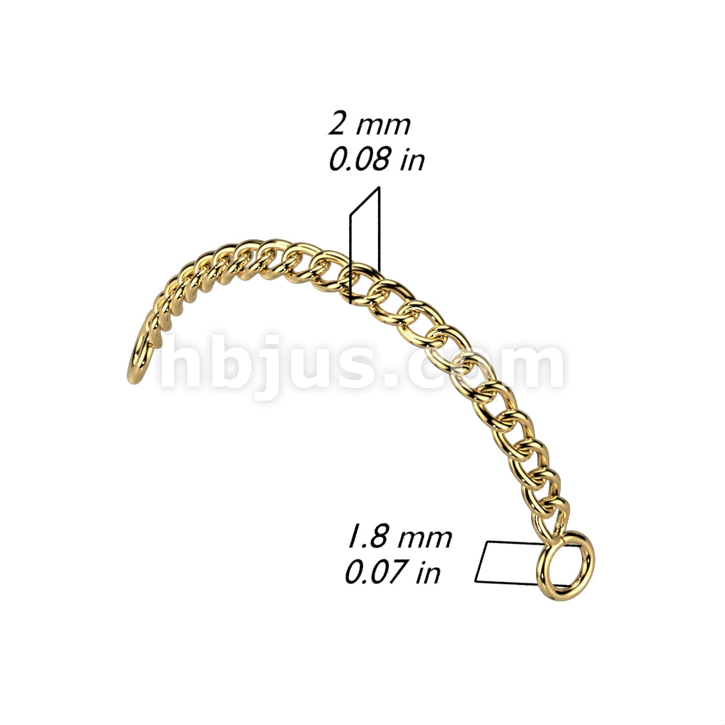 316L Surgical Steel 316L Stainless Steel Connector Chain - Image 5