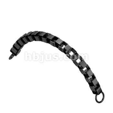 316L Surgical Steel 316L Stainless Steel Connector Box Chain - Image 3