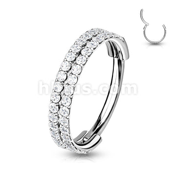 316L Surgical Steel High Quality Precision All 316L Hinged Segment Hoop... - Image 5