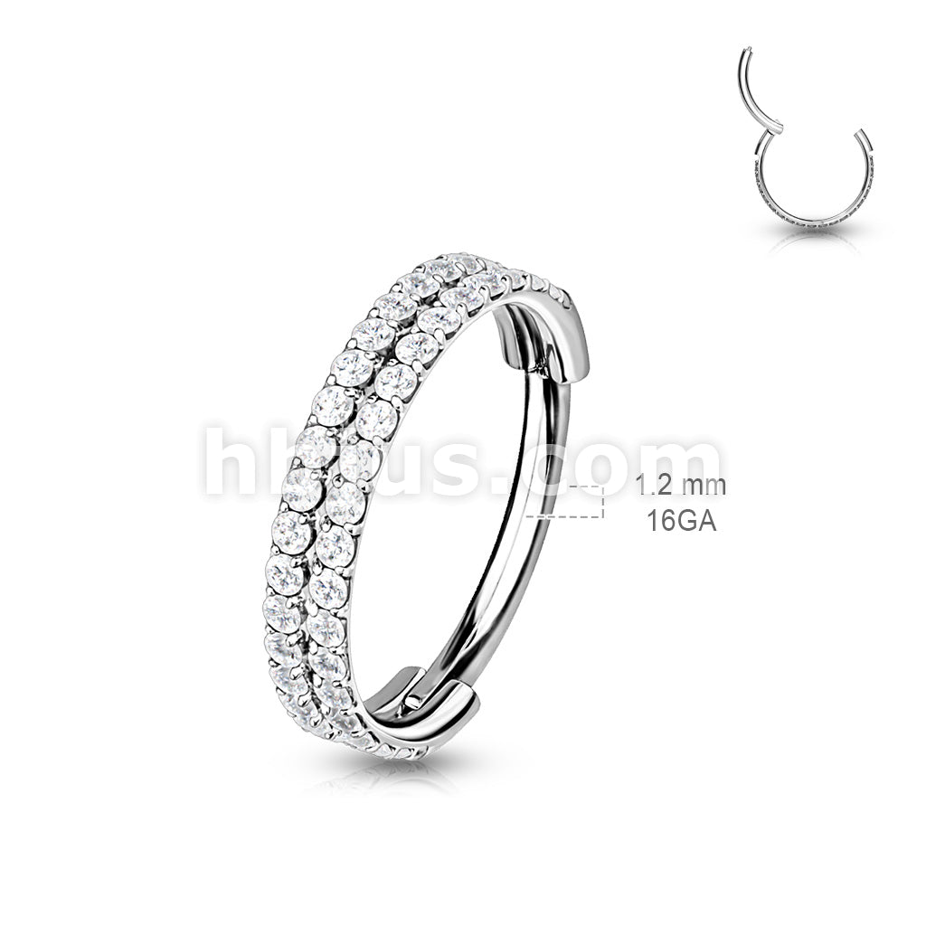 316L Surgical Steel High Quality Precision All 316L Hinged Segment Hoop... - Image 6