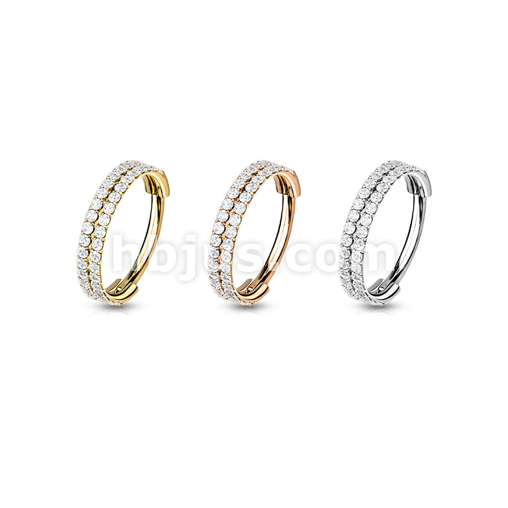 316L Surgical Steel High Quality Precision All 316L Hinged Segment Hoop... - Image 7
