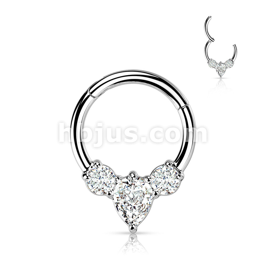High Quality Precision All 316L Surgical Steel Hinged Segment with Pear... - Image 2