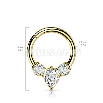 High Quality Precision All 316L Surgical Steel Hinged Segment with Pear... - Image 5