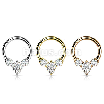 High Quality Precision All 316L Surgical Steel Hinged Segment with Pear... - Image 6
