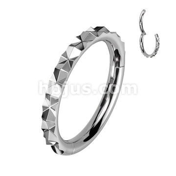 High Quality Precision 316L Surgical Steel Outward Facing X Faceted... - Image 4