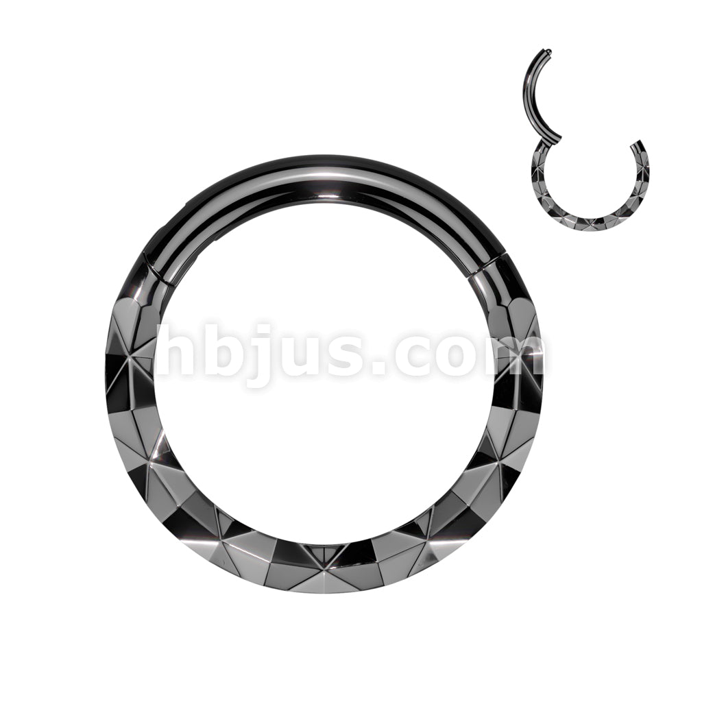 High Quality Precision 316L Surgical Steel Forward Facing X Faceted... - Image 3