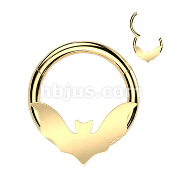 High Quality Precision 316L Surgical Steel Hinged Bat Segment Ring - Image 2