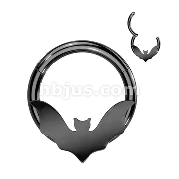 High Quality Precision 316L Surgical Steel Hinged Bat Segment Ring - Image 3