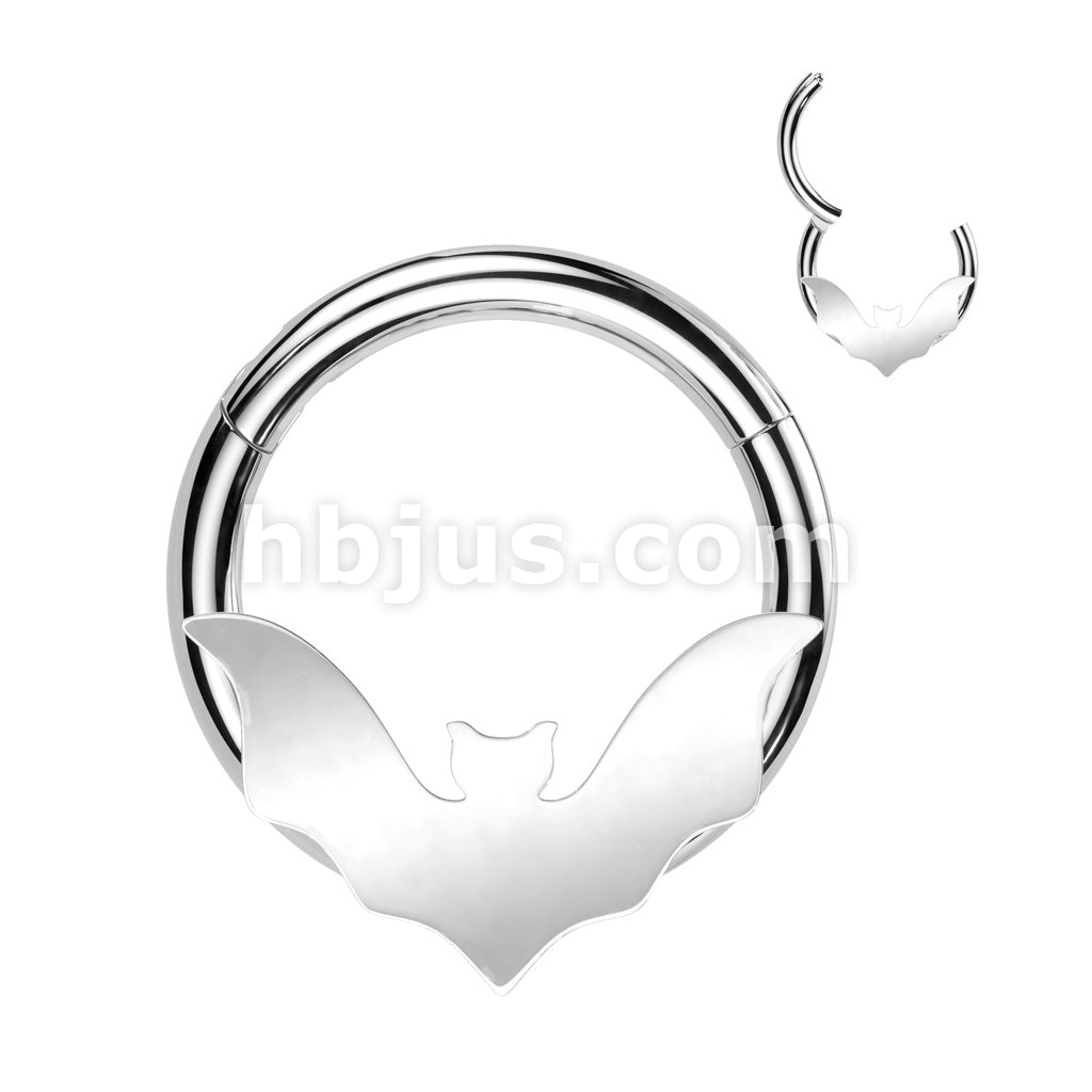 High Quality Precision 316L Surgical Steel Hinged Bat Segment Ring - Image 4