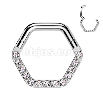 High Quality Precision All 316L Surgical Steel Hinged Hexagon Segment... - Image 2