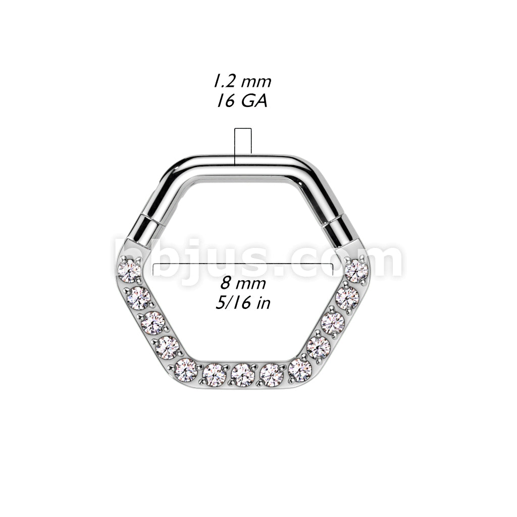 High Quality Precision All 316L Surgical Steel Hinged Hexagon Segment... - Image 4