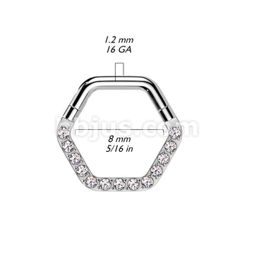 High Quality Precision All 316L Surgical Steel Hinged Hexagon Segment... - Image 4