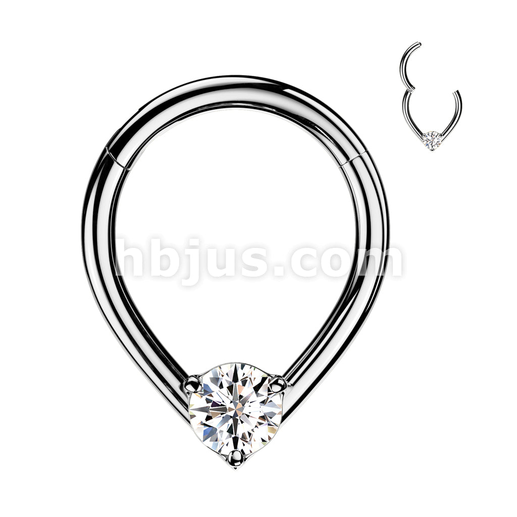 High Quality Precision All 316L Surgical Steel Teardrop Hinged Segment... - Image 3
